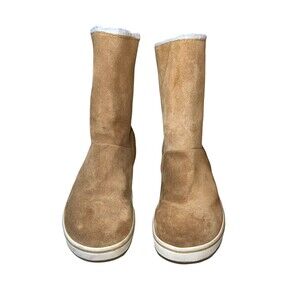 SOREL Glazy NL1975-286 Women's Suede BOOT Tan Brown US 8/ UK 6/ EU 39 EUC
